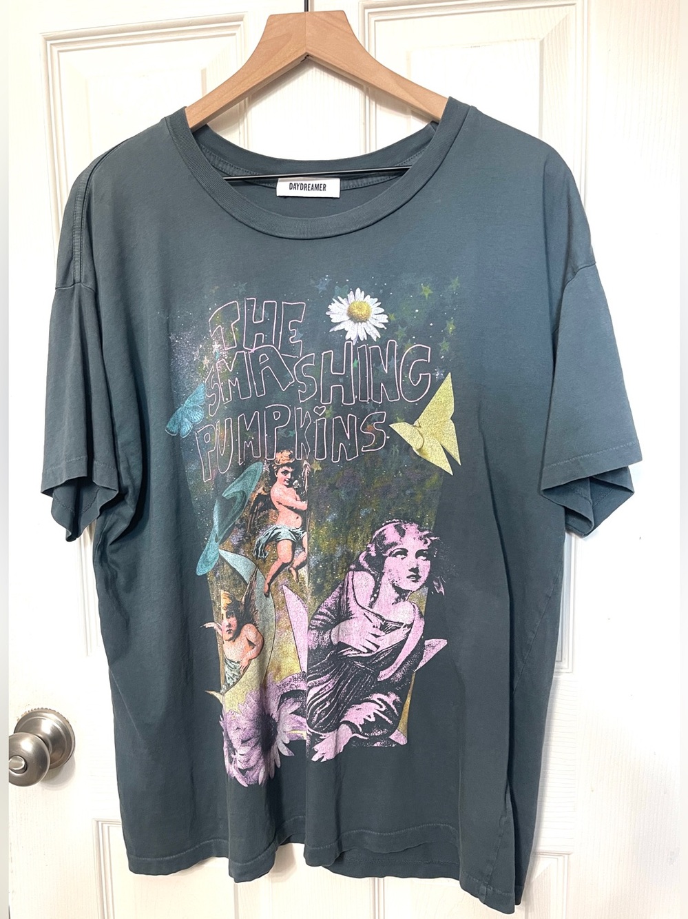 Day Dreamer Free People Smashing Pumpkins Infinite Sadness Tee Sz M 100% Cotton - Picture 4 of 10